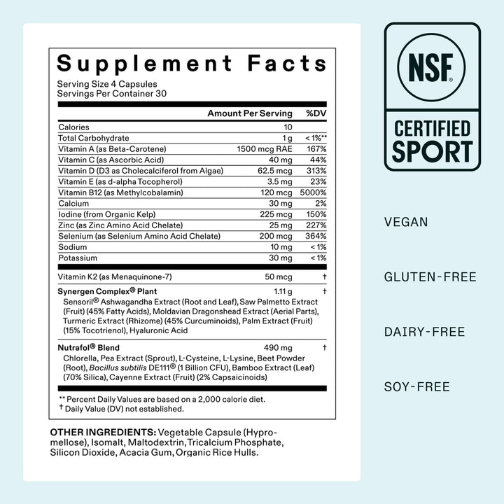 Nutrafol Women's Hair Growth Supplement, 120 Count