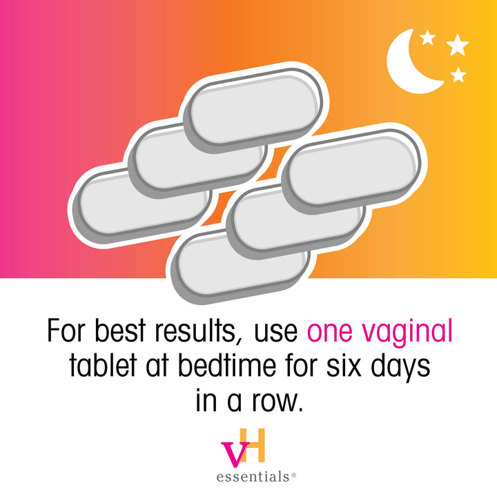 vH Essentials Vaginal Odor Treatment, 6 Count