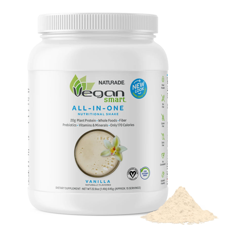 Vegansmart All-In-One Nutritional Shake, Vanilla, 22.75 oz