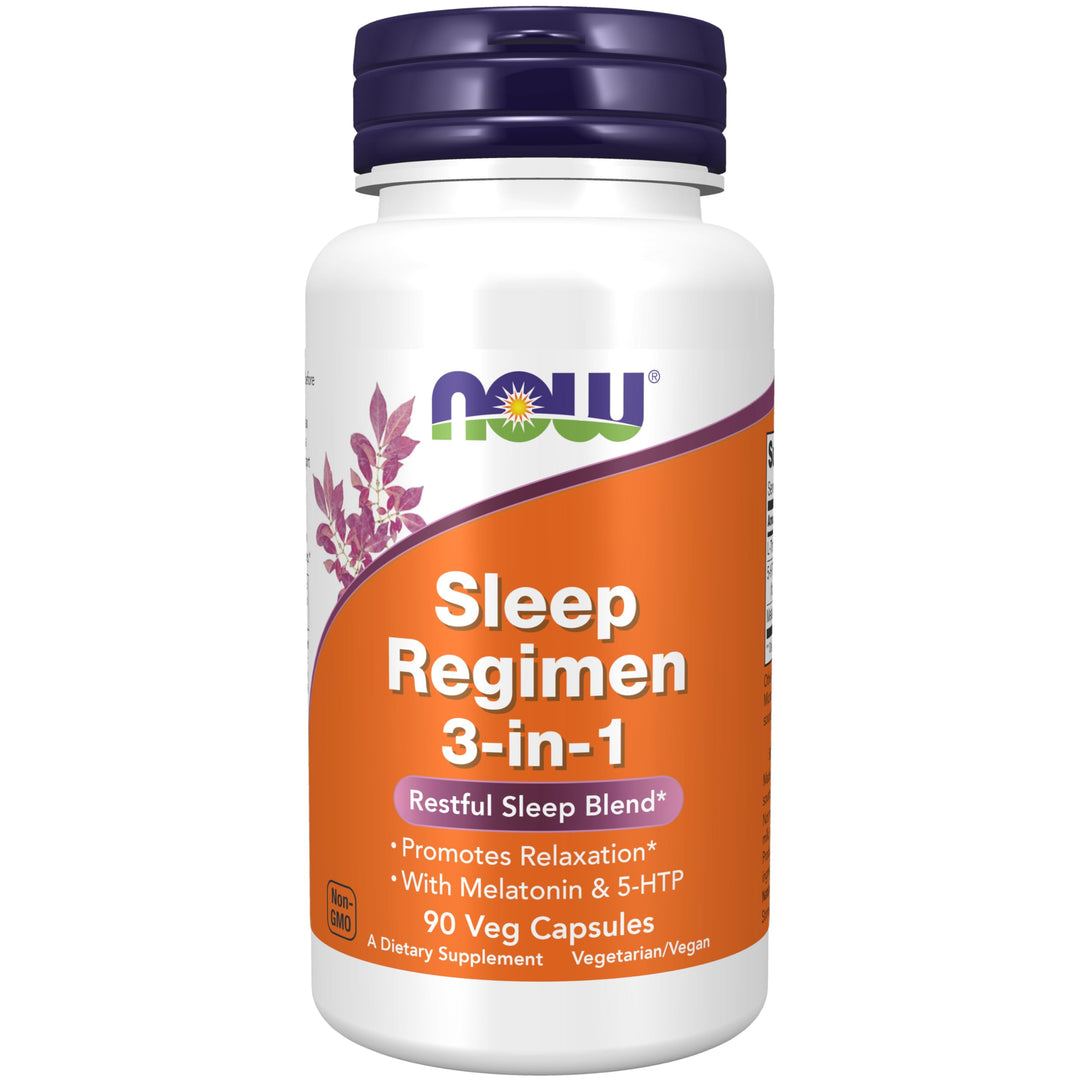NOW Sleep Regimen 3-In-1, 90 Count