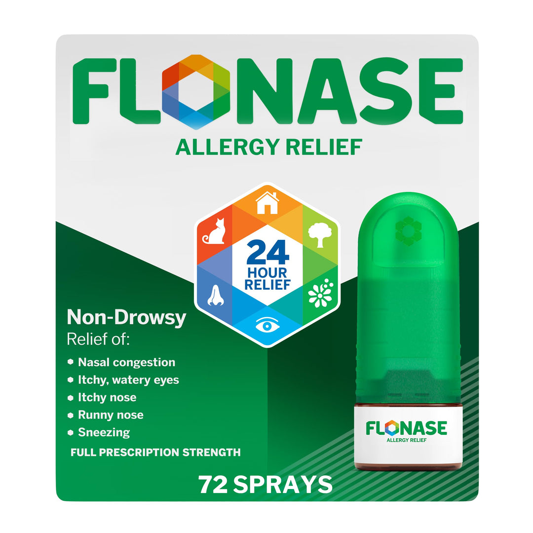 Flonase Allergy Relief Nasal Spray, 72 Sprays, 0.38 fl oz