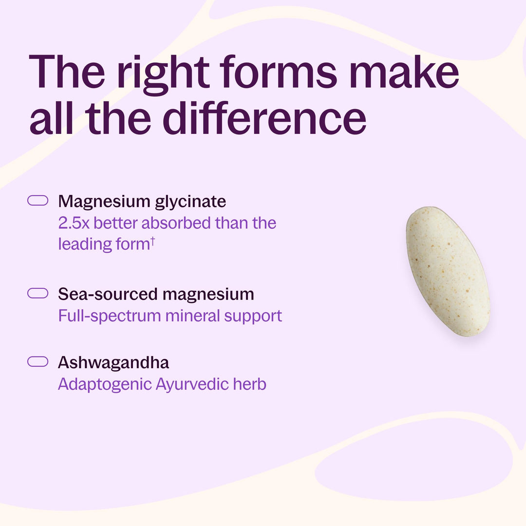 New Chapter Magnesium Glycinate With Ashwagandha, 325 mg, 90 Count