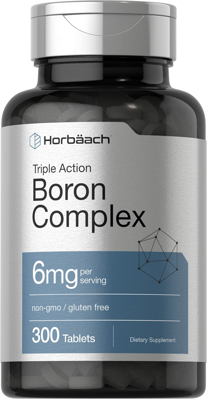 Horbäach Triple Boron Complex, 6 mg, 300 Count