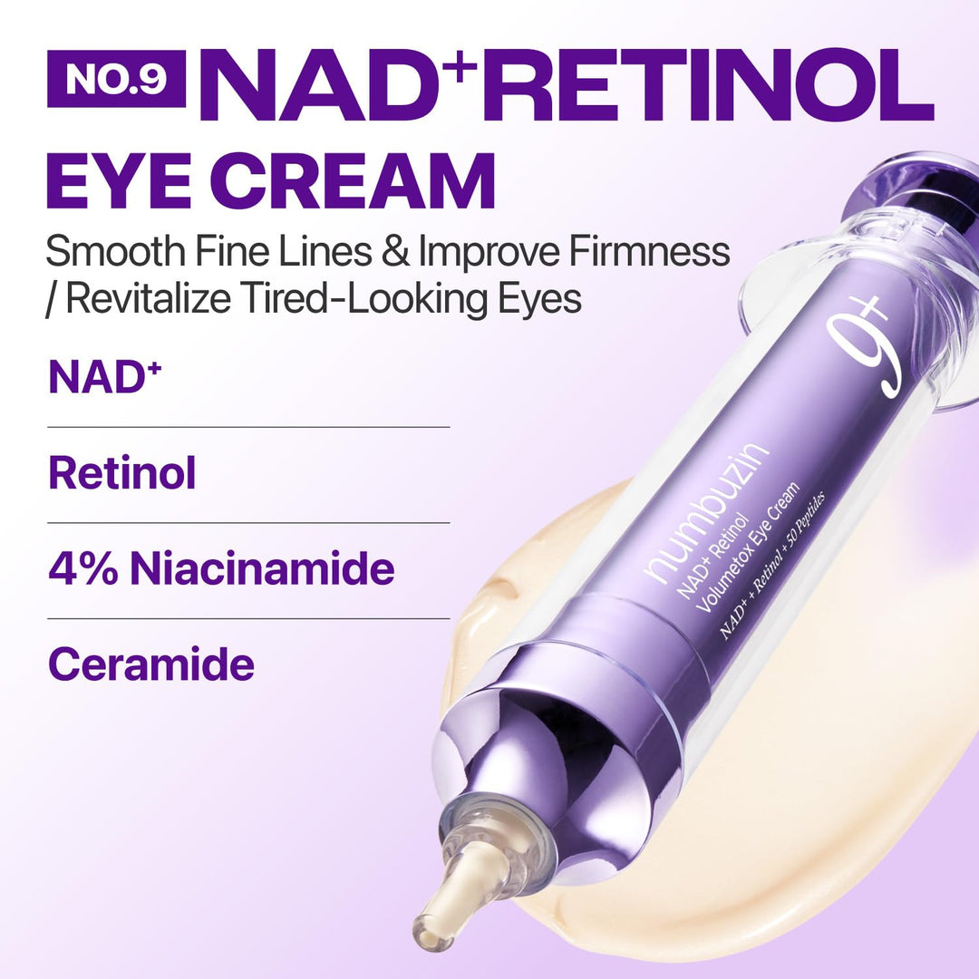 numbuzin No.9 NAD+ Retinol Eye Cream, 0.33 fl oz