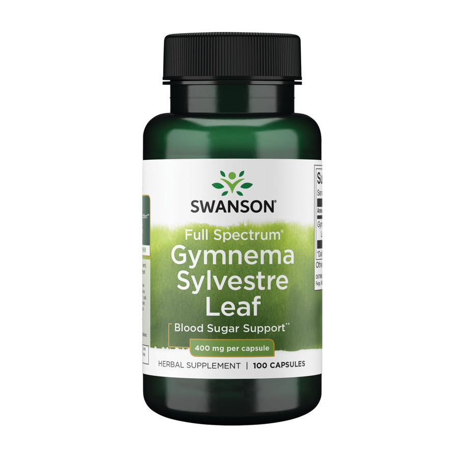 Swanson Gymnema Sylvestre Leaf, 400 mg, 100 Count