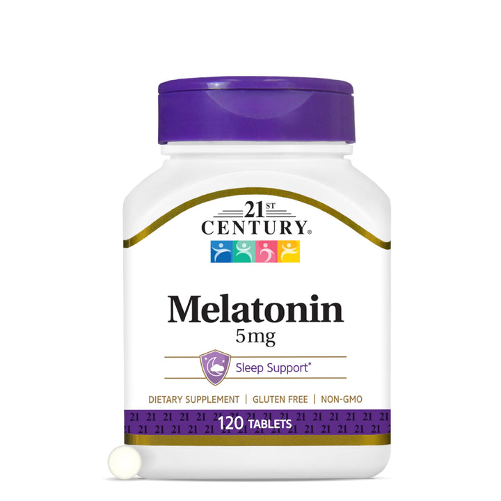 21st Century Melatonin, 5 mg, 120 Count
