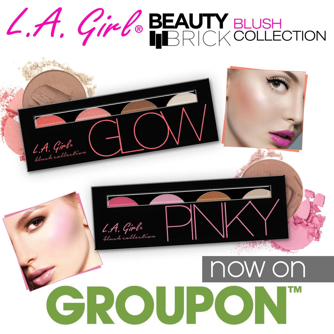 L.A. Girl Beauty Brick Blush Collection, Spice, 1 Count