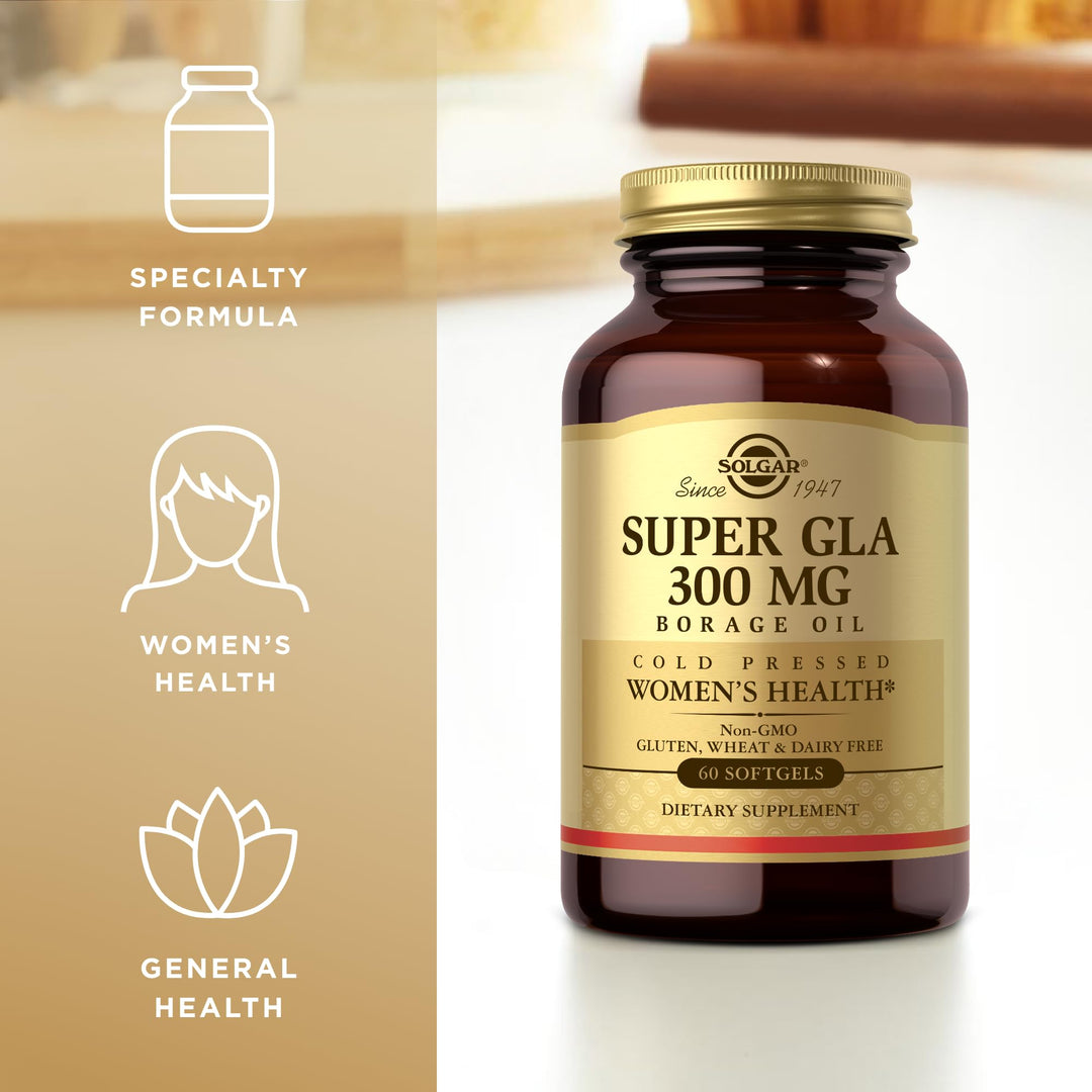 Solgar Super GLA 300 mg, 60 Count