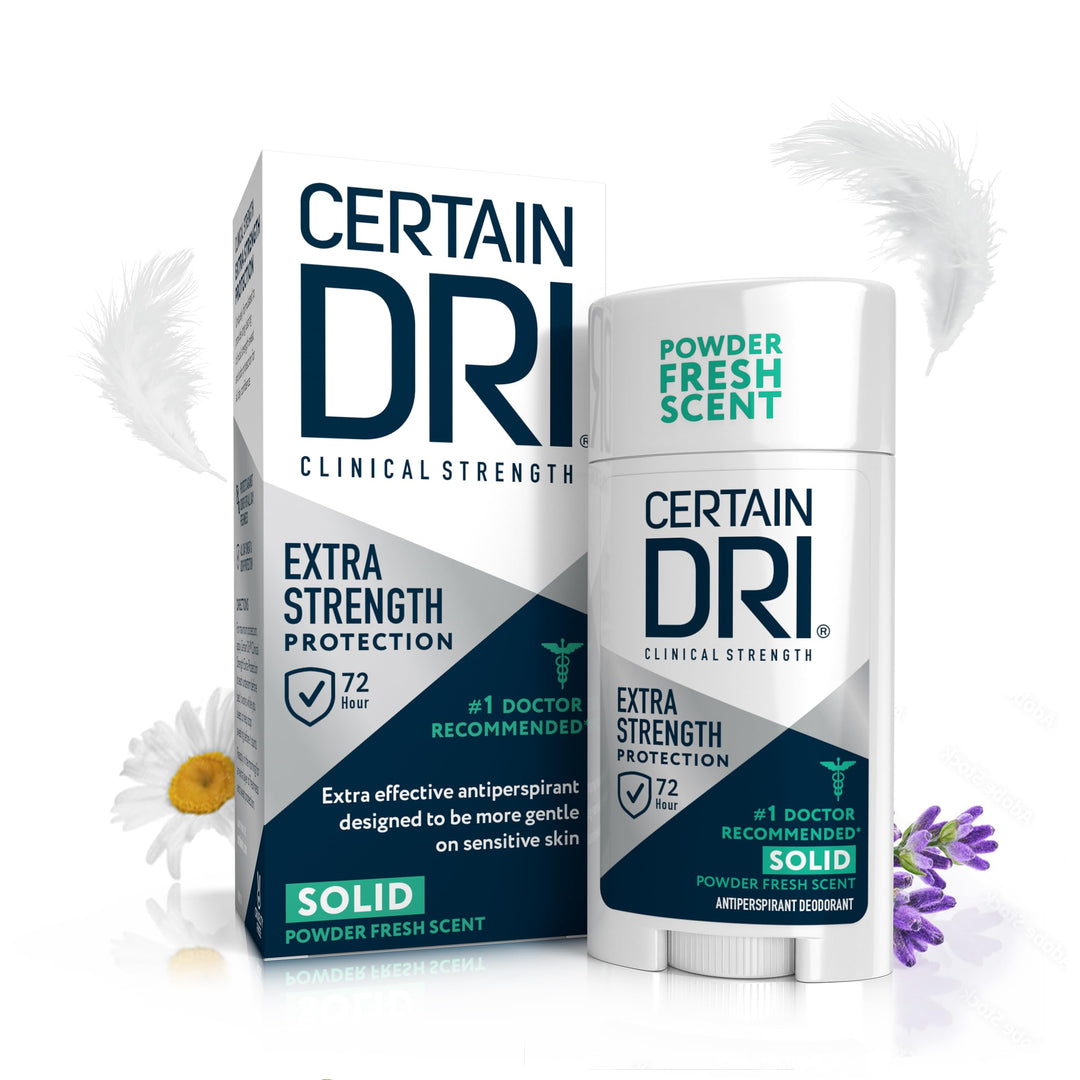 Certain Dri Extra Strength Antiperspirant, Powder Fresh, 1.7 oz
