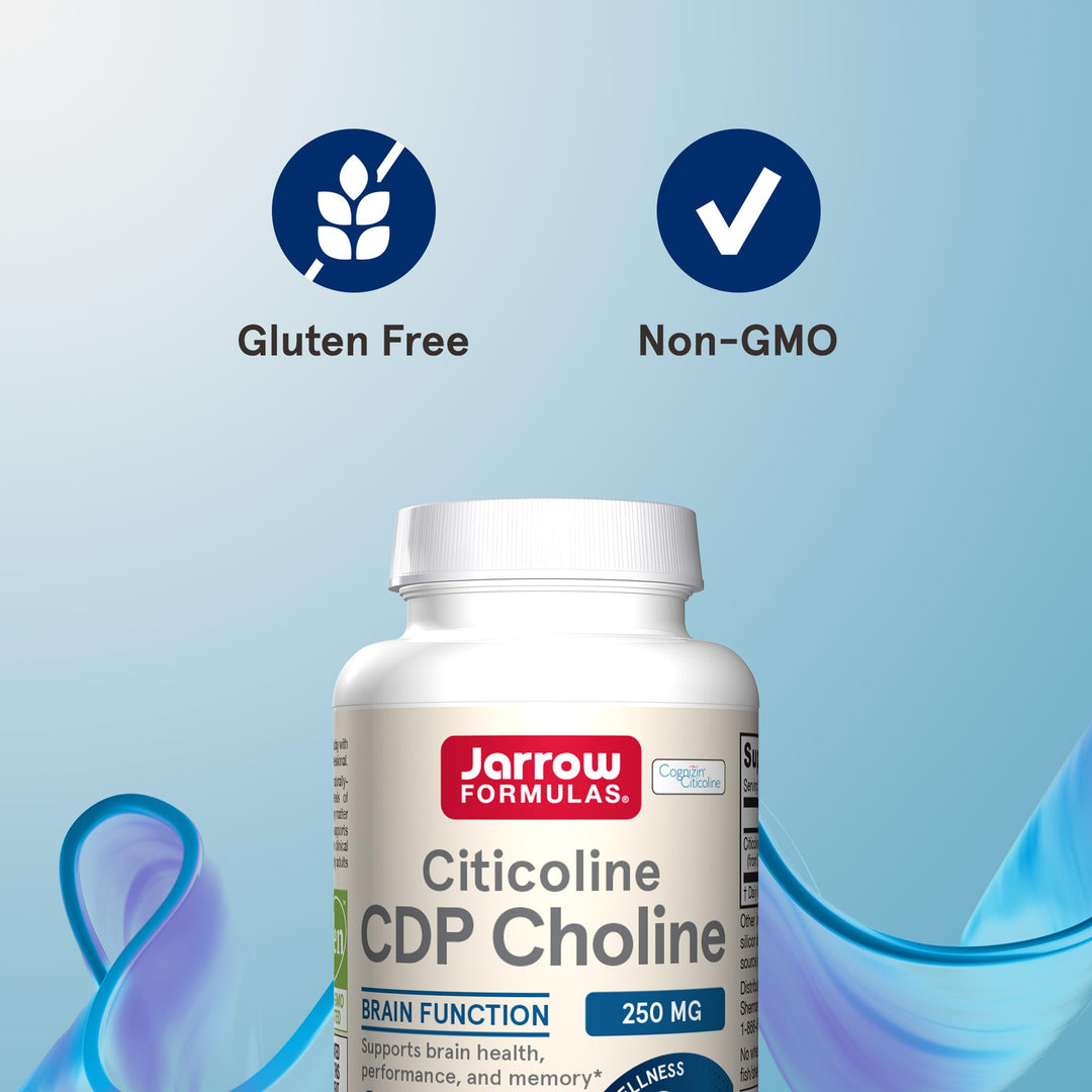 Jarrow Formulas Citicoline CDP, 250 mg, 60 Count