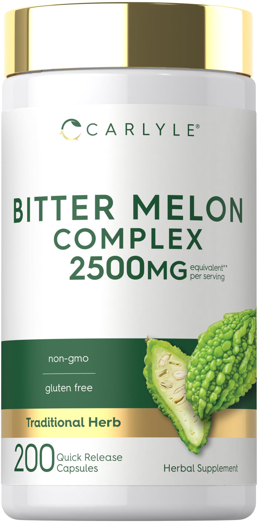 Carlyle Bitter Melon Extract, 2500 mg, 200 Count