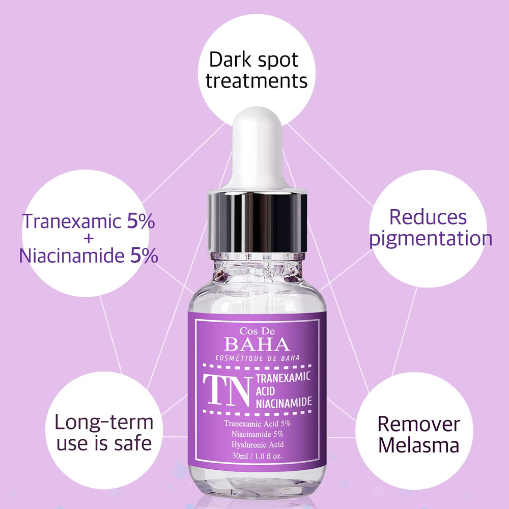 Cos De BAHA Tranexamic Acid 5% Serum, 1 fl oz