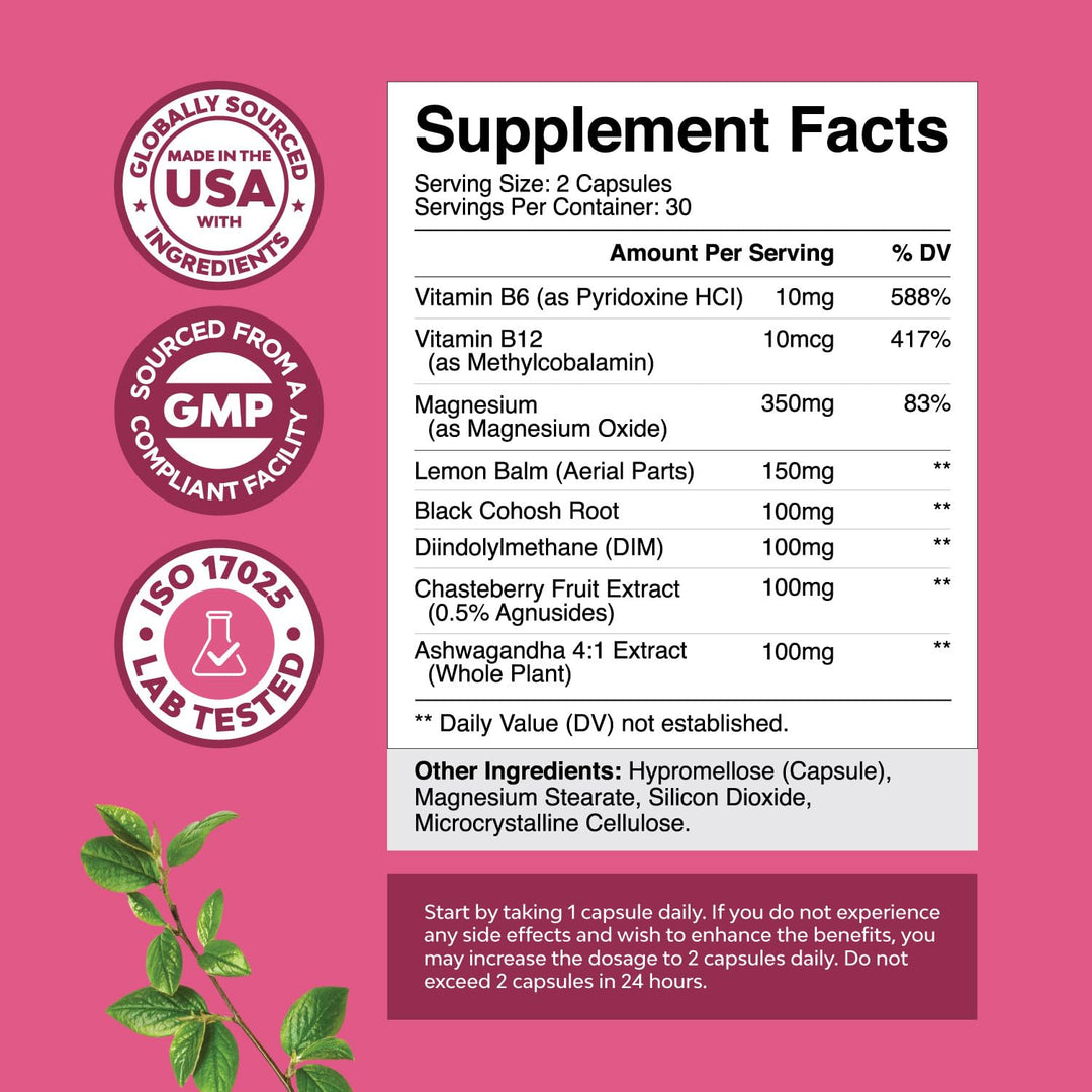 Natures Craft Herbal PMS Support Supplement