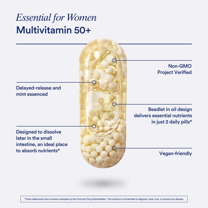 Ritual Multivitamin For Women 50+, Mint, 60 Count