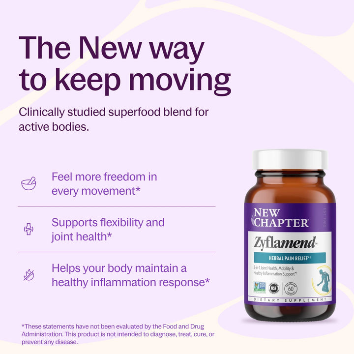New Chapter Zyflamend Whole Body Joint Supplement, 60 Count