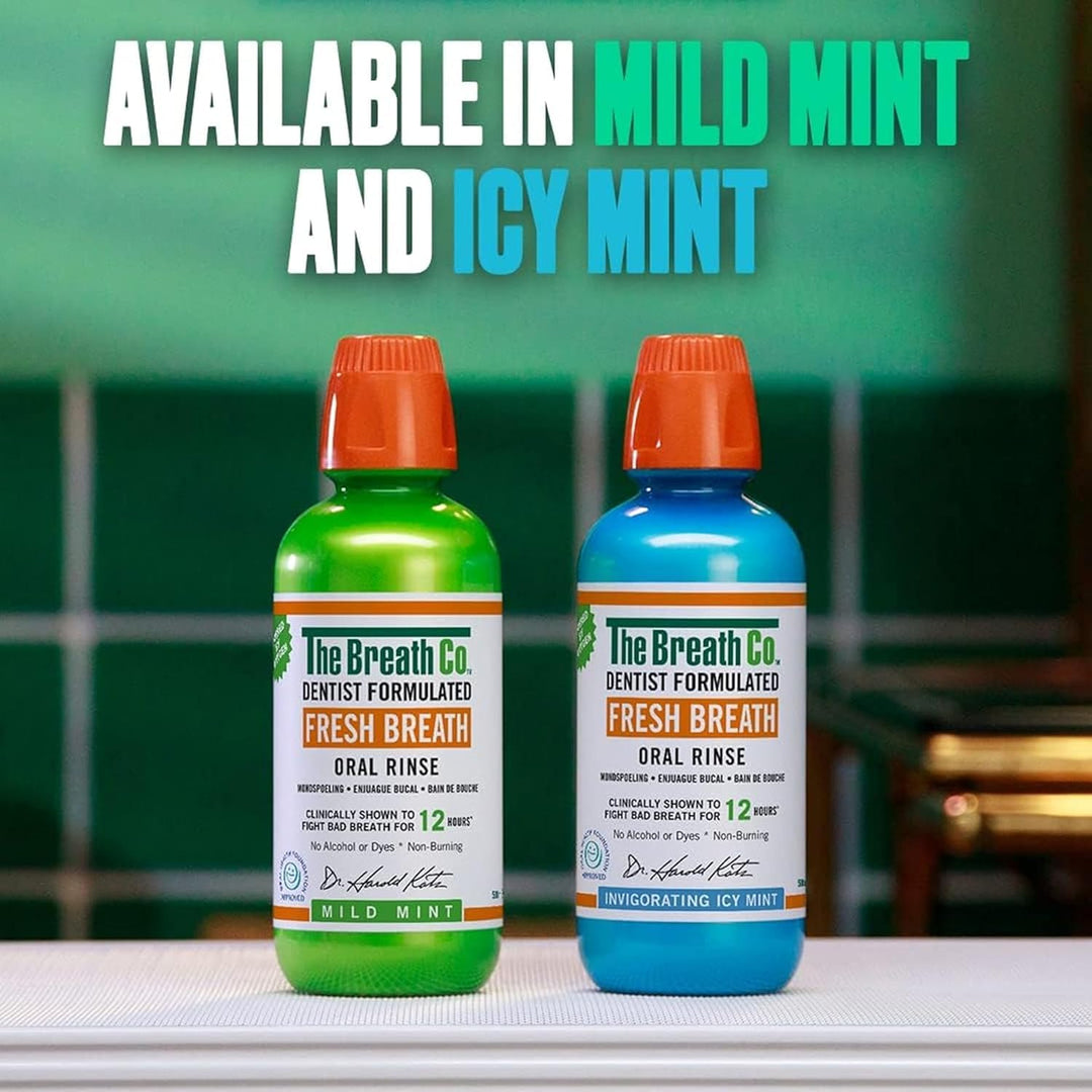 TheraBreath Fresh Breath Oral Rinse, Mild Mint, 16 fl oz