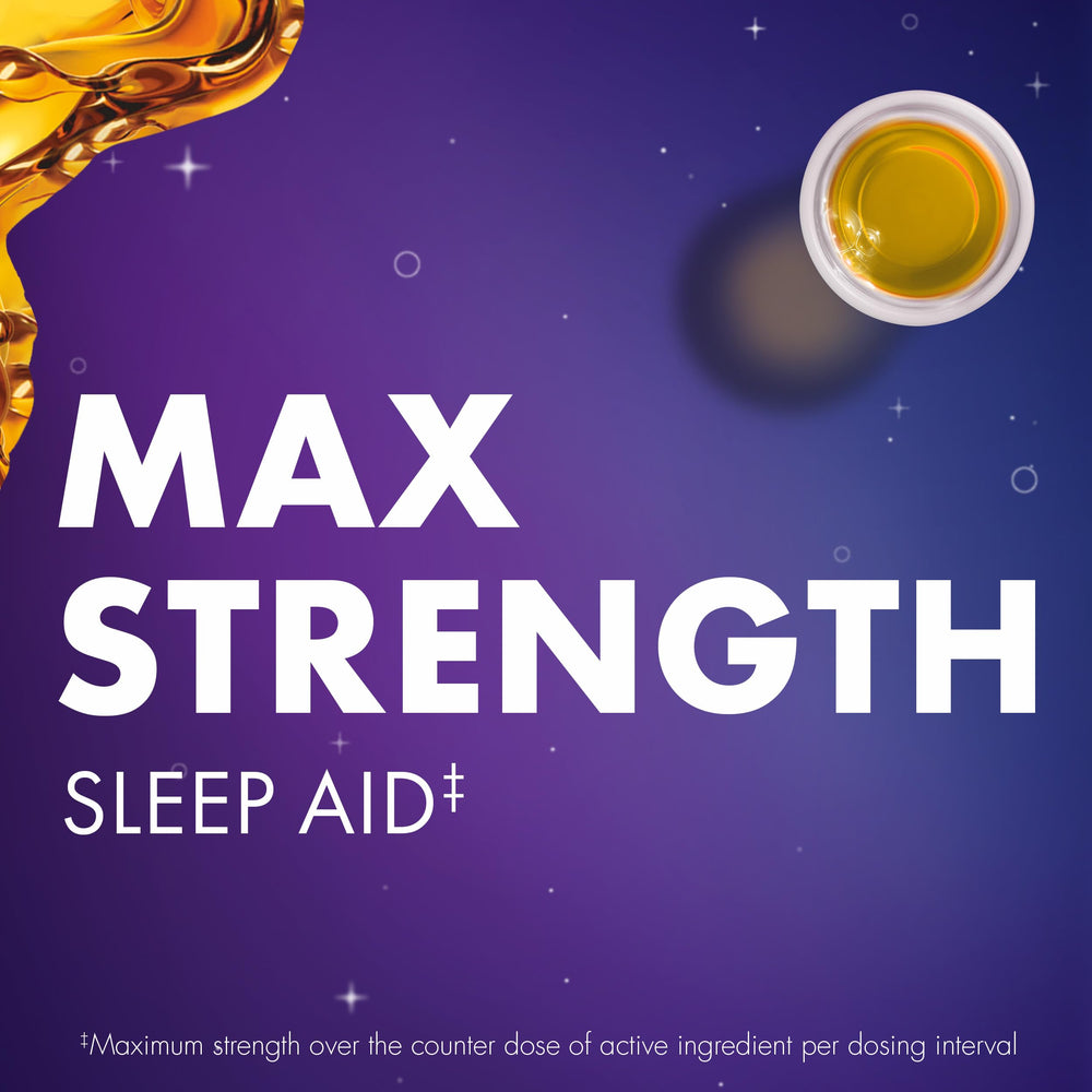 ZzzQuil Liquid Sleep Aid, Chamomile Honey, 50 mg, 24 fl oz, Pack of 2