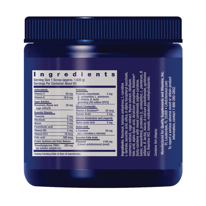 Life Extension Dog Mix, Dog Vitamins and Supplements, 60 Count