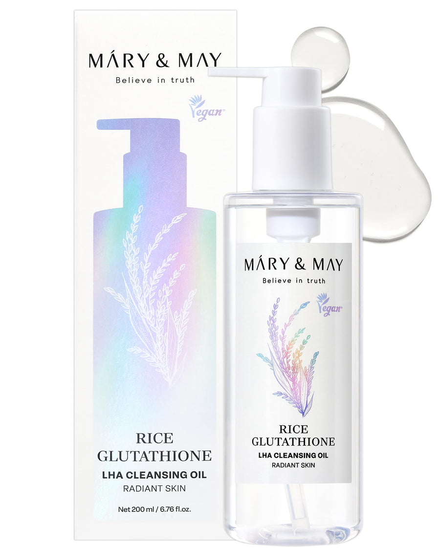 Mary&May Rice Glutathione LHA Cleansing Oil, 6.76 fl oz
