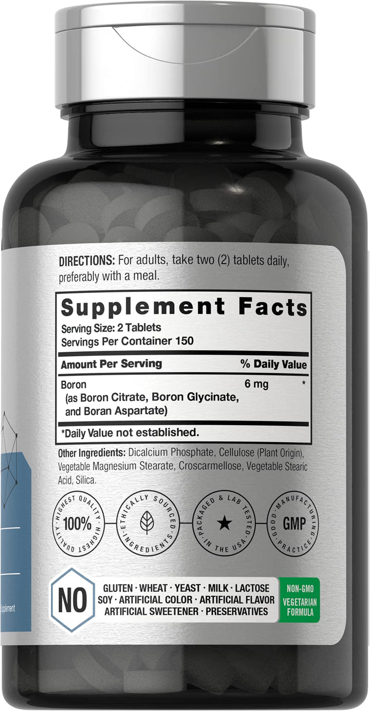 Horbäach Triple Boron Complex, 6 mg, 300 Count