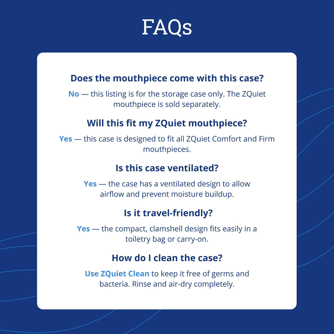 ZQuiet Storage Case, Mouthpiece Case