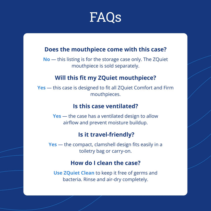 ZQuiet Storage Case, Mouthpiece Case