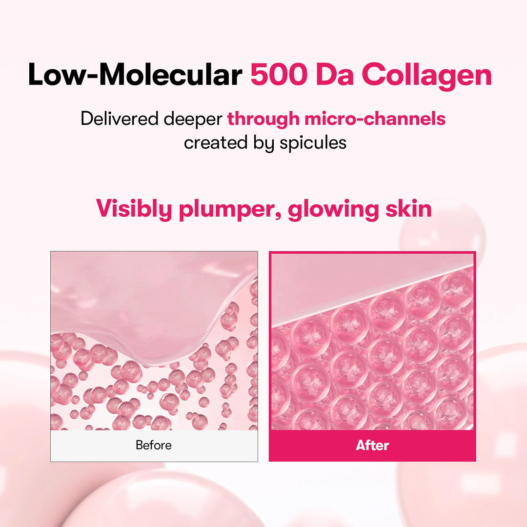 VT COSMETICS Pink Reedle Shot 100 Collagen Serum, 1.69 fl oz