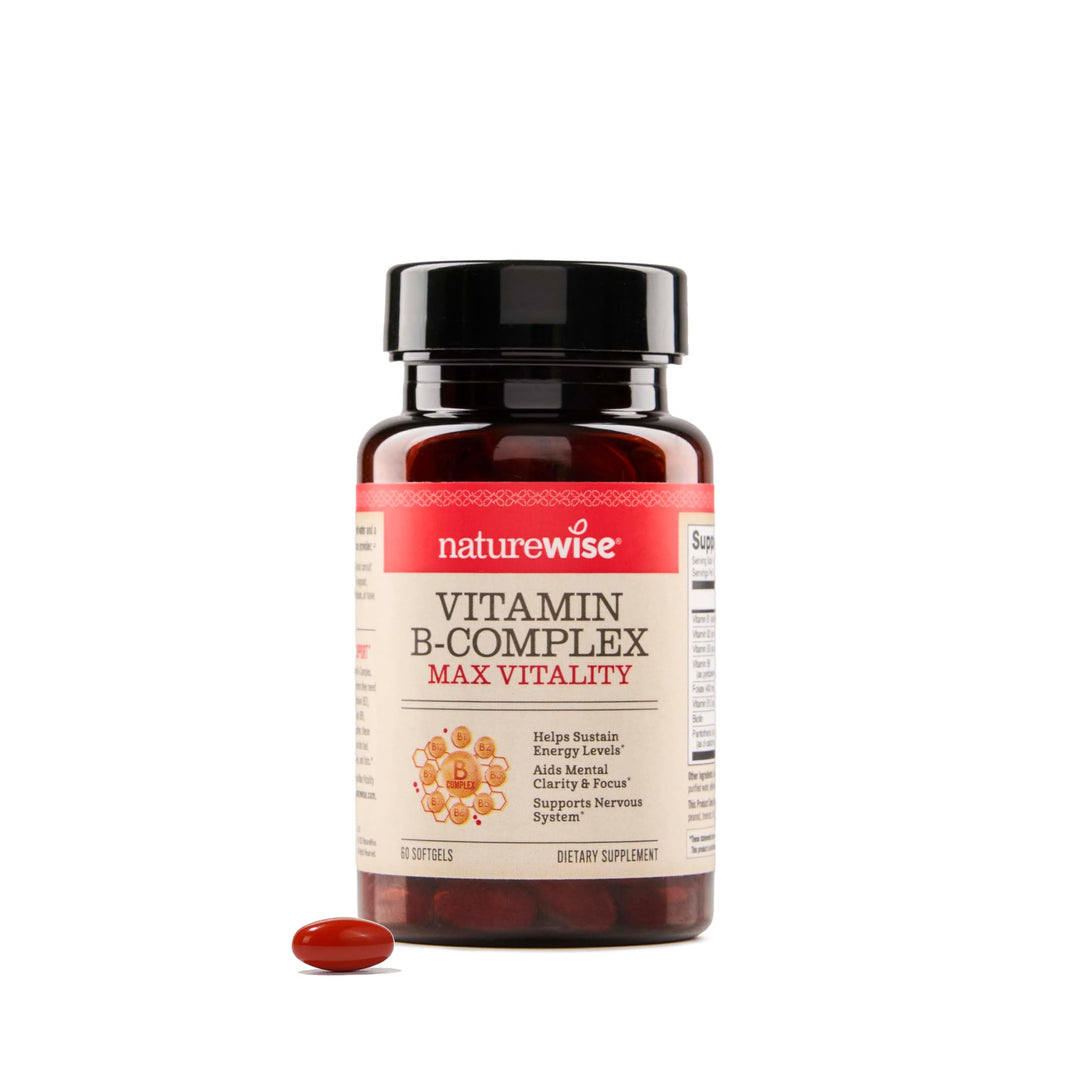 NatureWise Vitamin B Complex Softgels, 60 Count