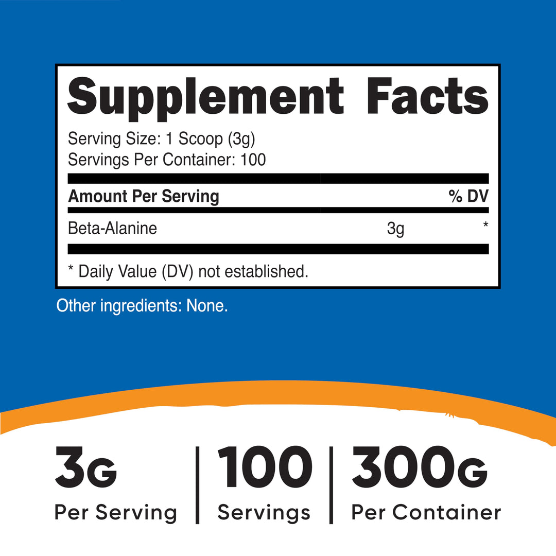 Nutricost Beta Alanine Powder, 300 g