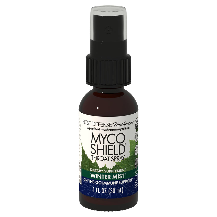Host Defense MycoShield Throat Spray, Winter Mist, 1 fl oz