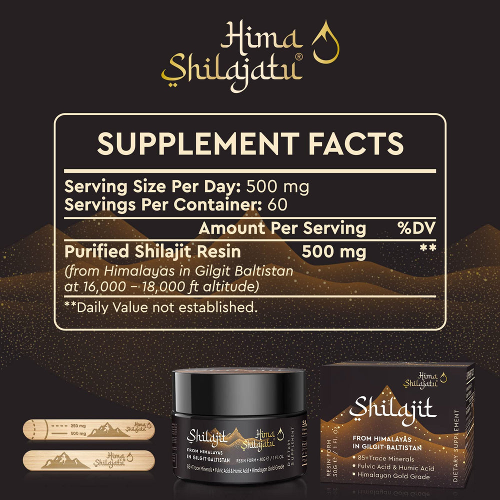 Hima Shilajatu Himalayan Resin, Gold Grade, 30 g