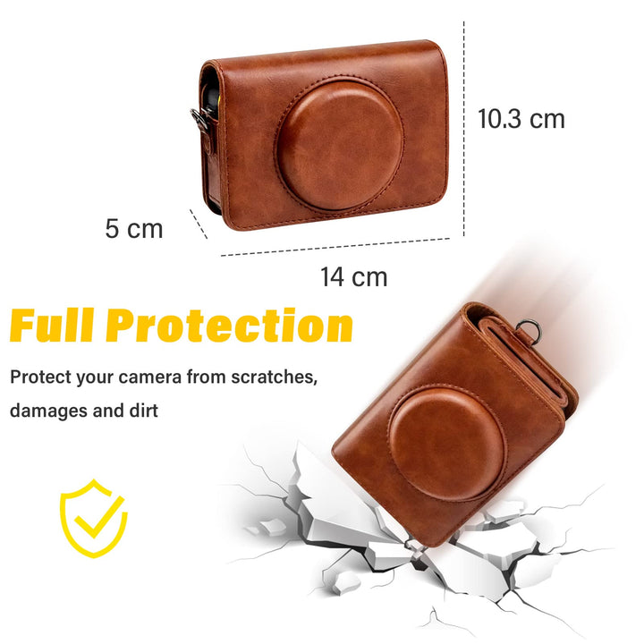 Rieibi Mini Shot 2 Retro Case, PU Leather