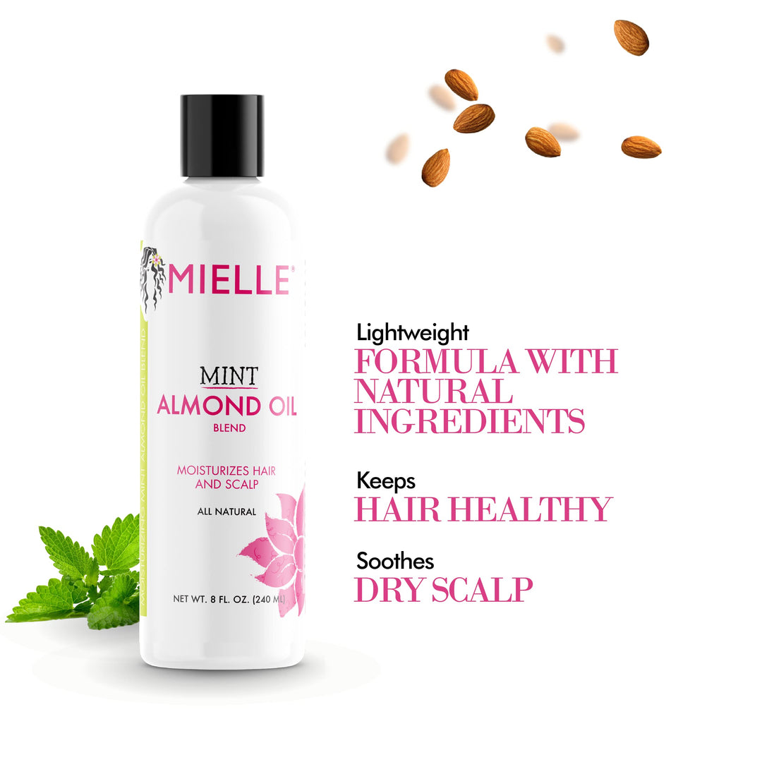Mielle Organics Mint Almond Oil, 8 fl oz