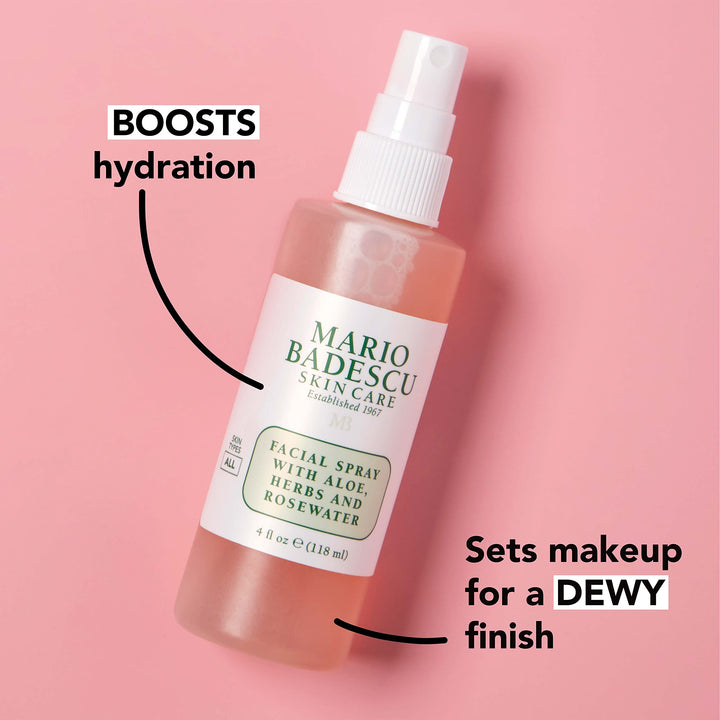 Mario Badescu Facial Spray, Rosewater, 8 fl oz