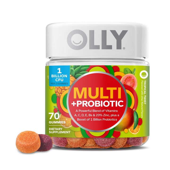 OLLY Multi + Probiotic Gummy Vitamin, 70 Count