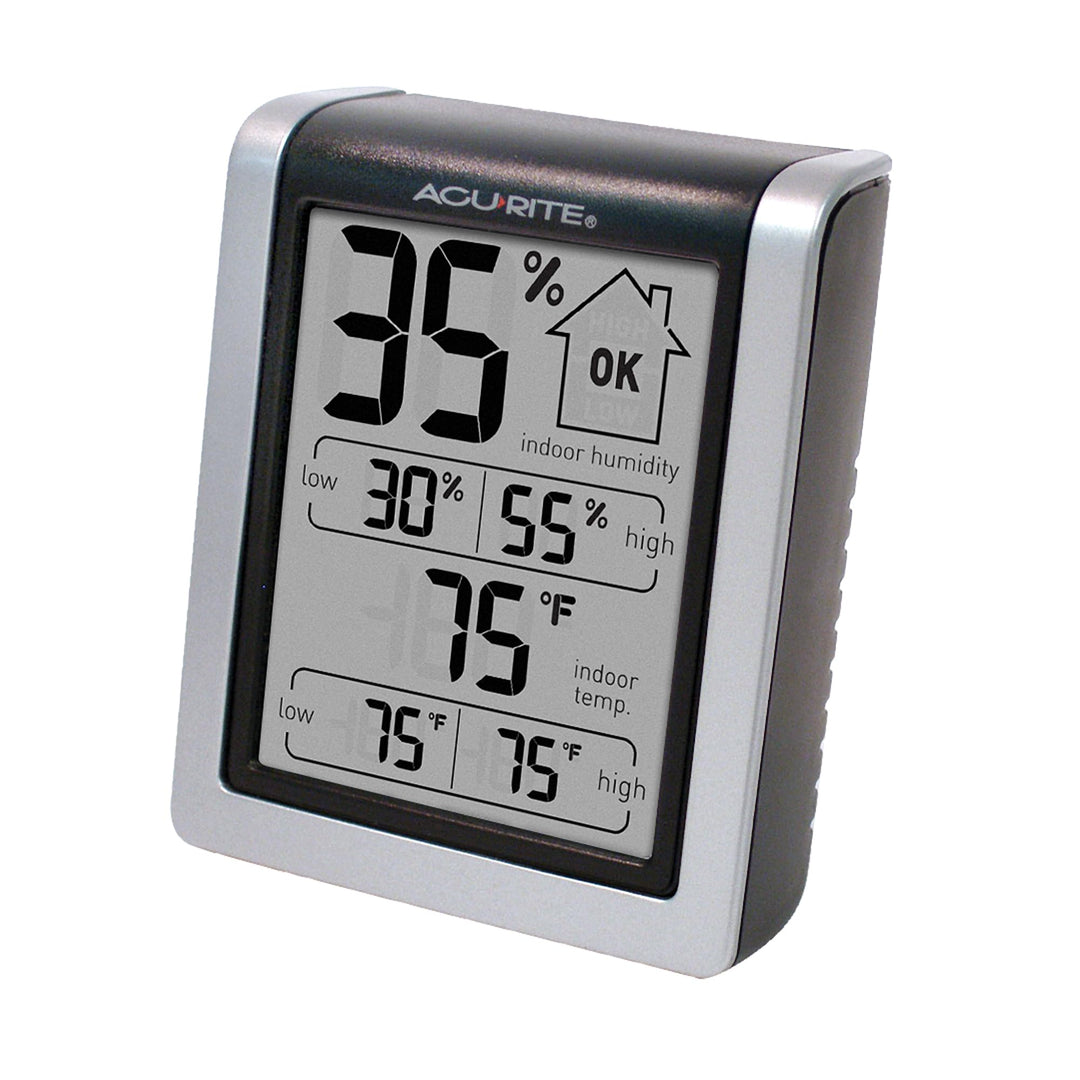 AcuRite Wireless Digital Indoor Thermometer and Hygrometer, 00613