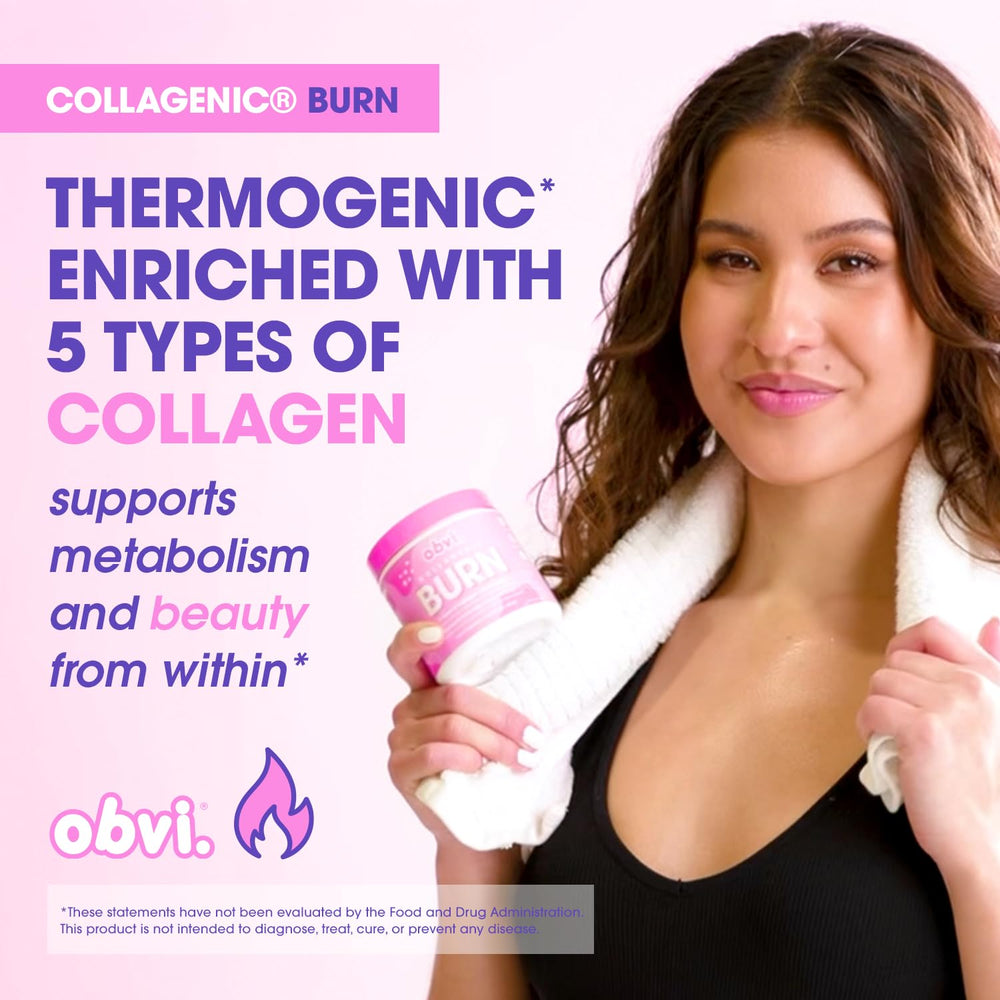 Obvi Collagen Burn Thermogenic Fat Burner, 120 Count