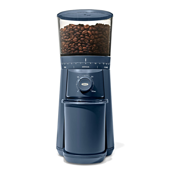 OXO Brew Conical Burr Coffee Grinder, Storm Blue