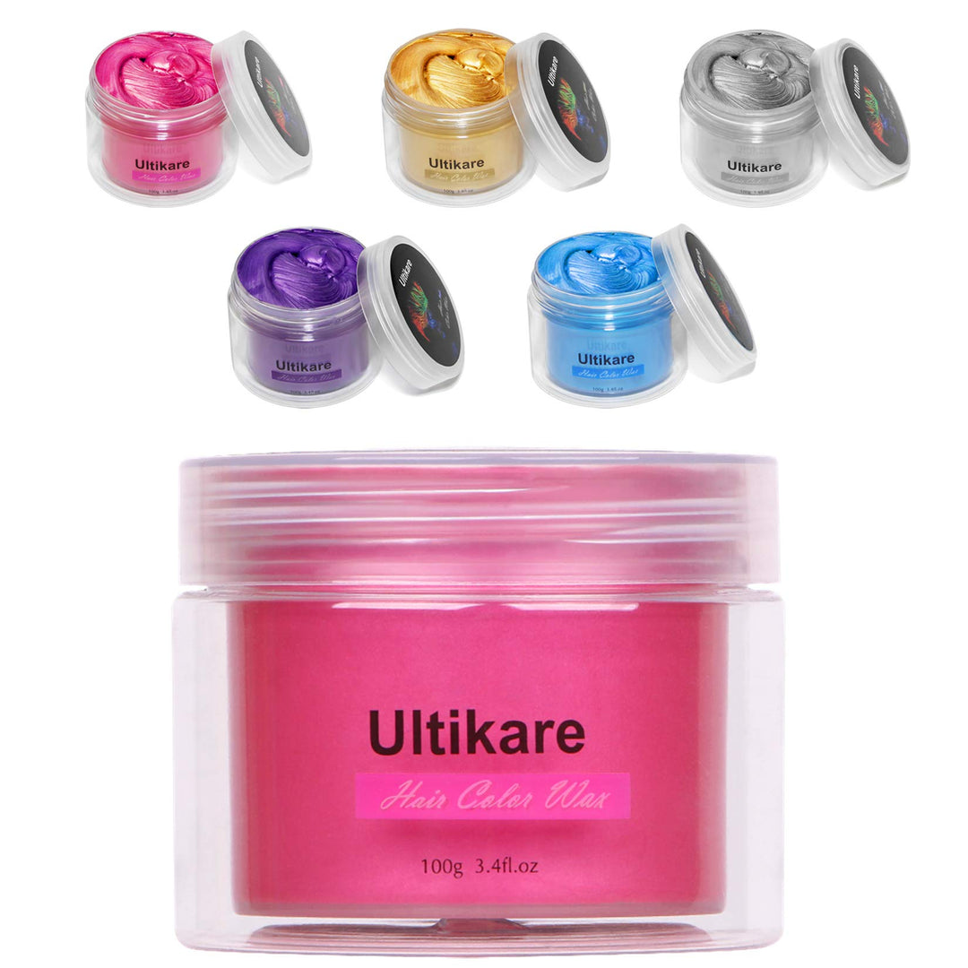 Ultikare Temporary Hair Color Wax, Pink, 3.4 oz