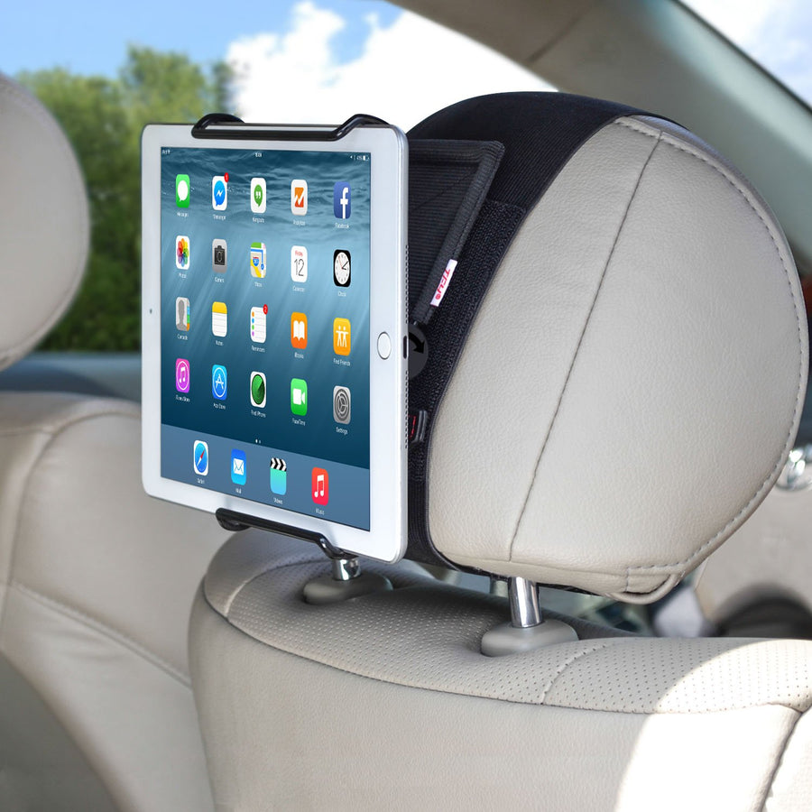 TFY Universal Car Headrest Mount Holder with Adjustable Clamp, 6-12.9 in