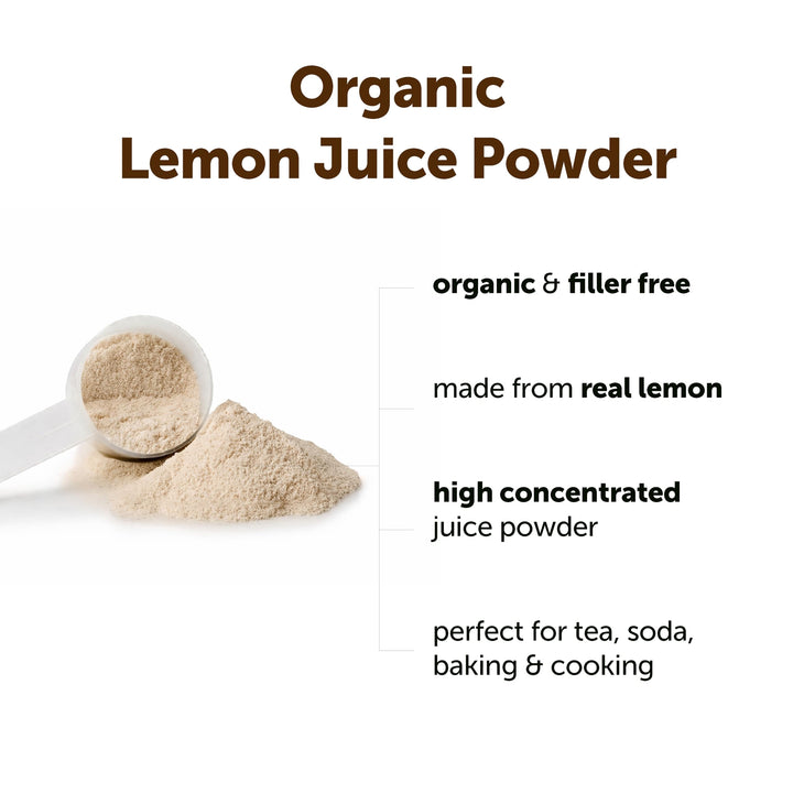 Micro Ingredients Organic Lemon Juice Powder, 10 oz