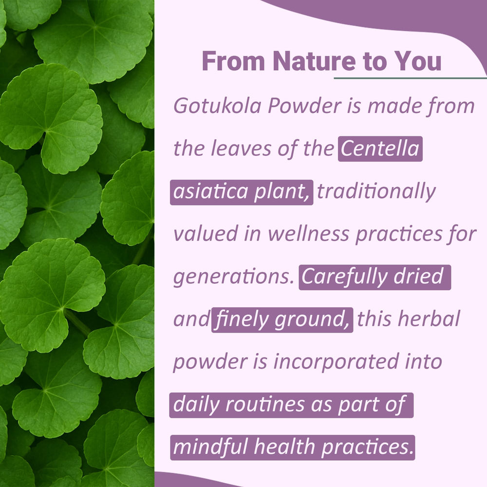mi nature Gotu Kola Powder, 227 g