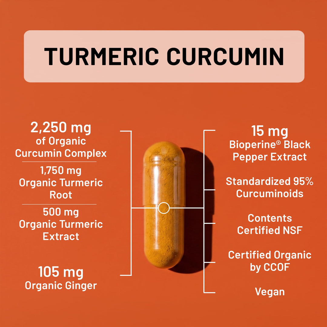 NatureWise Turmeric Curcumin, 2250mg, 180 Count
