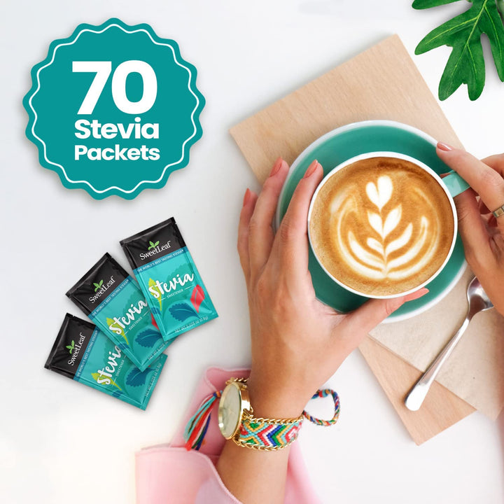 SWEET LEAF Stevia Sweetener Packets, 1 g
