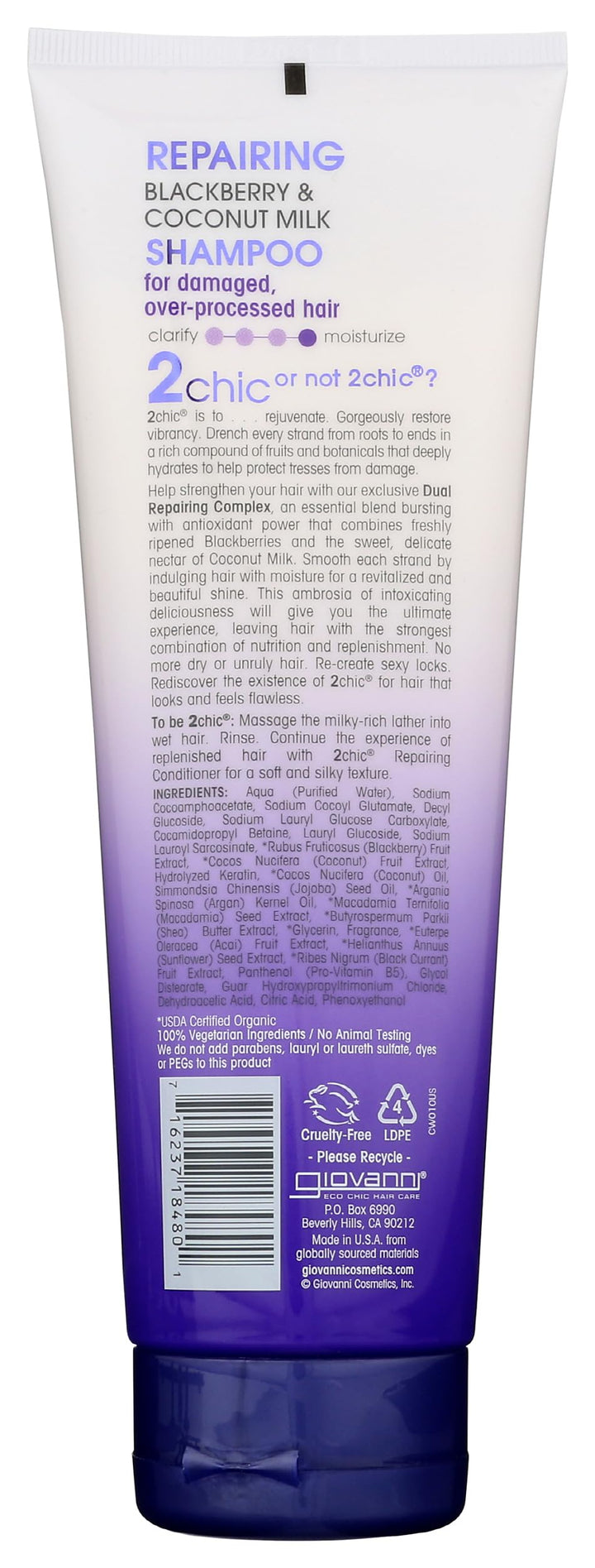 Giovanni 2Chic Repairing Shampoo, 8.5 fl oz