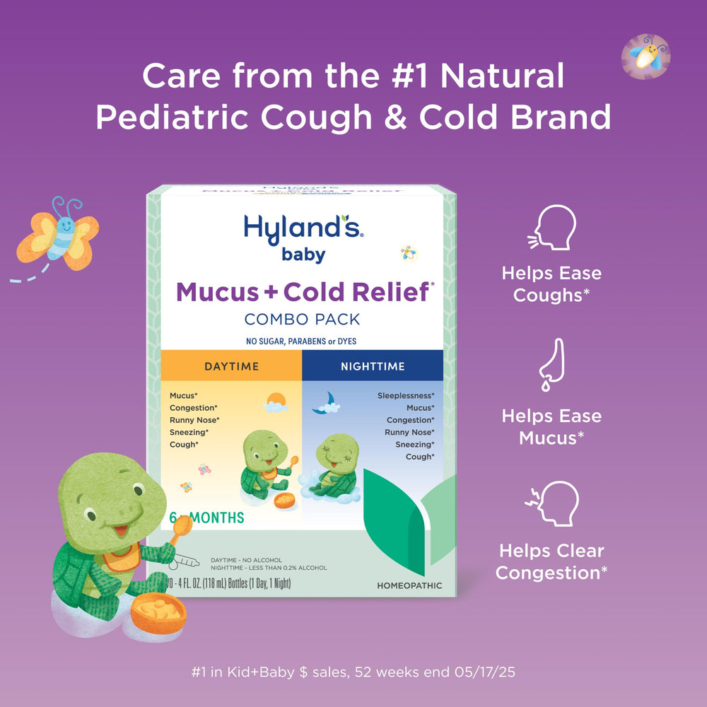 Hyland's Baby Mucus and Cold Relief, Day & Night Value Pack, 8 fl oz