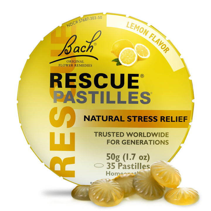 RESCUE Natural Stress Relief Pastilles, Lemon, 1.7 oz