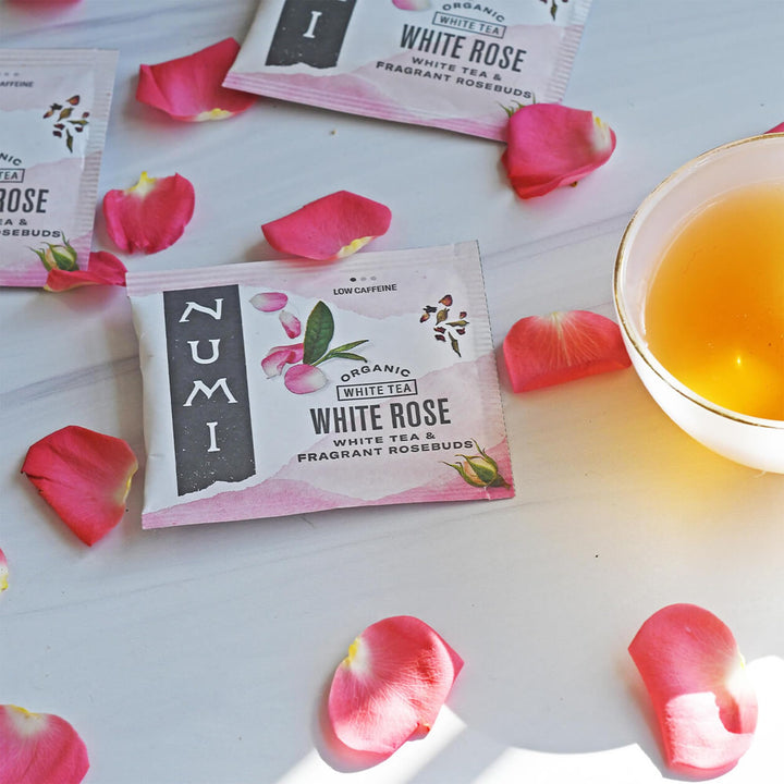 Numi Organic White Rose Tea, 16 Count