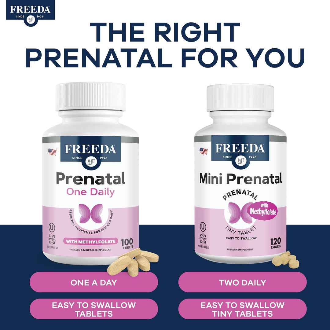 Freeda Prenatal Vitamins, 100 Count