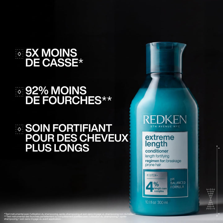 Redken Extreme Length Conditioner, Biotin And Castor Seed Oil, 300 ml